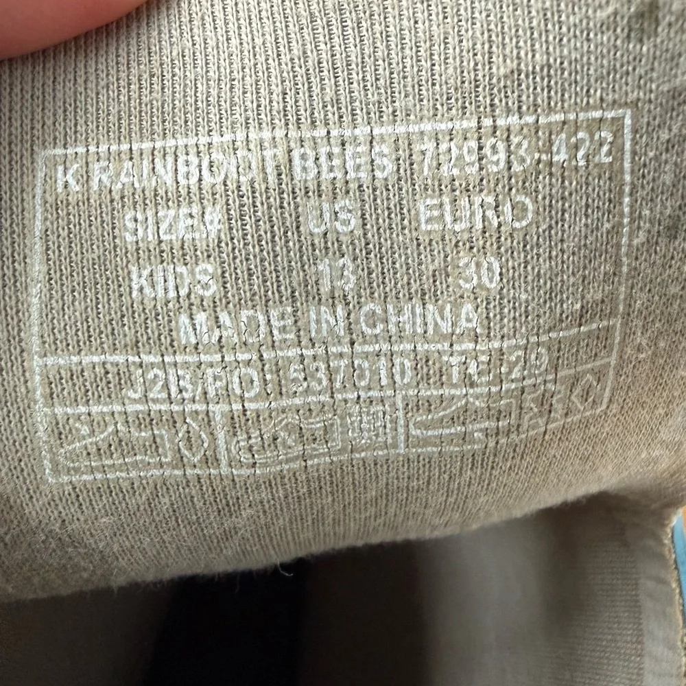 Bogs Bee Rain Boots - Kids Size 13 - Picture 3 of 5